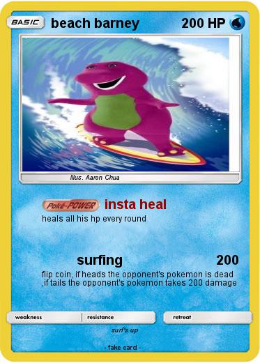 Pokemon beach barney
