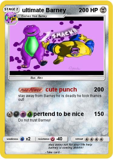 Pokemon ultimate Barney