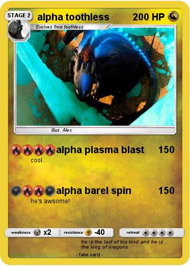 Pokemon alpha toothless