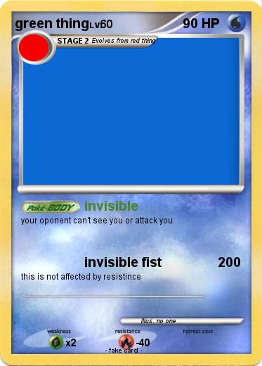 Pokemon green thing