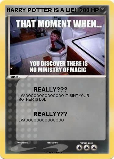 Pokemon HARRY POTTER IS A LIE!