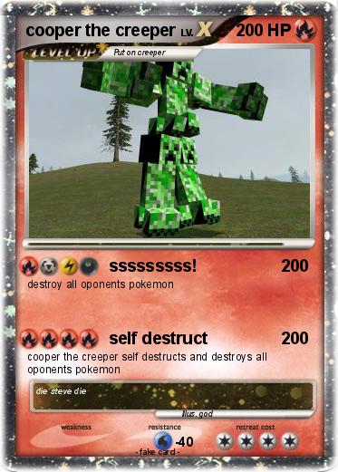 Pokemon cooper the creeper