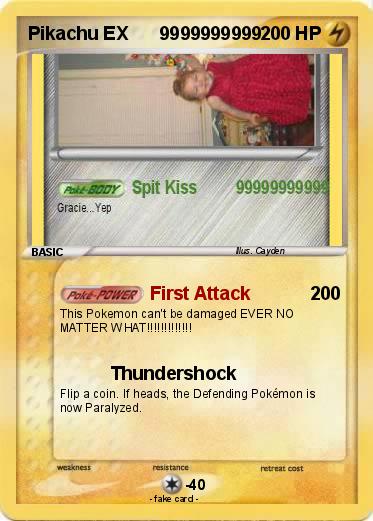 Pokemon Pikachu EX      9999999999