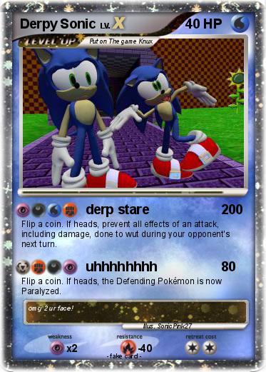 Pokemon Derpy Sonic