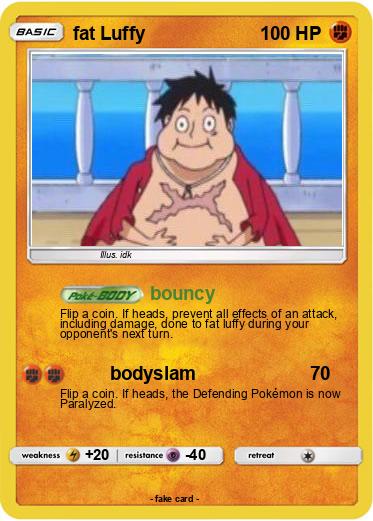 Pokemon fat Luffy