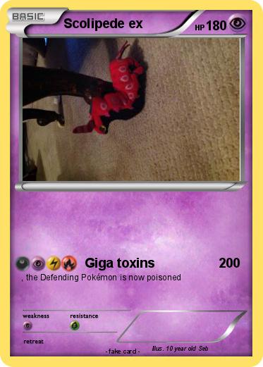 Pokemon Scolipede ex