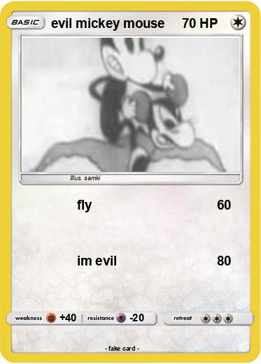 Pokemon evil mickey mouse