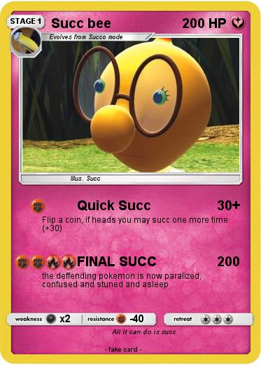 Pokemon Succ bee