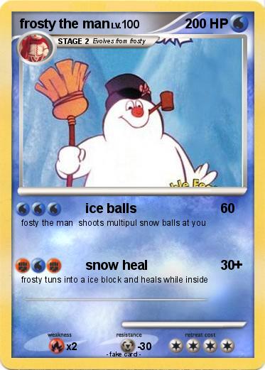 Pokemon frosty the man