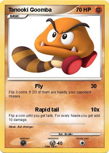 Pokemon Tanooki Goomba