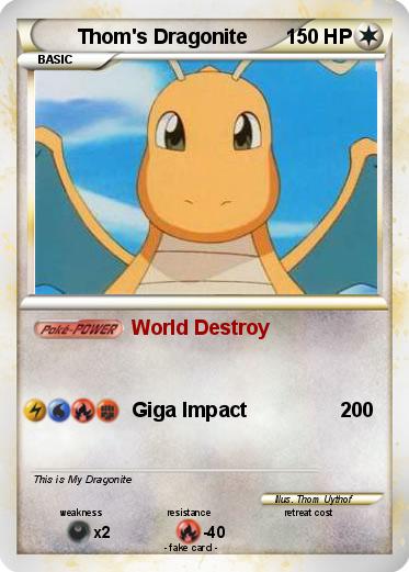 Pokemon Thom's Dragonite