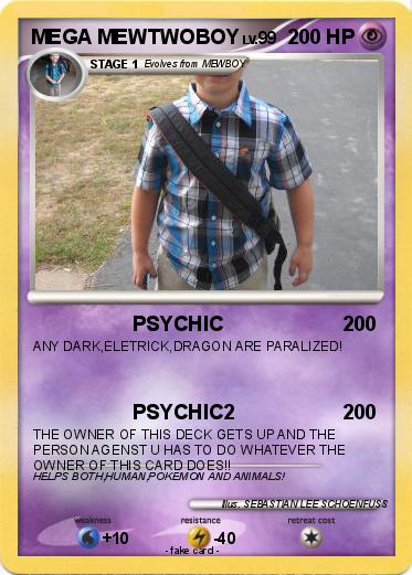 Pokemon MEGA MEWTWOBOY