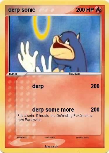 Pokemon derp sonic