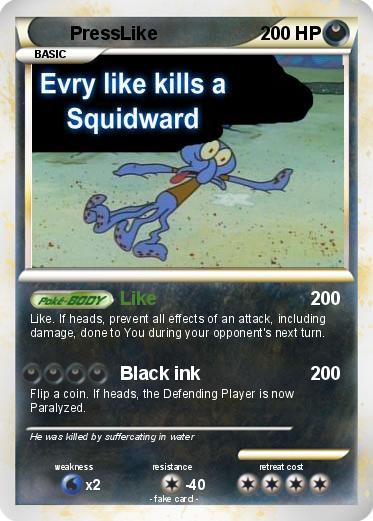 Pokemon PressLike