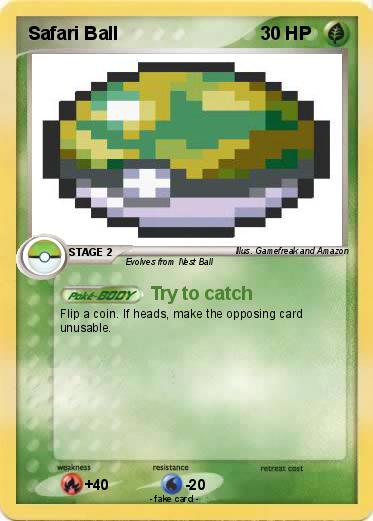 Pokemon Safari Ball