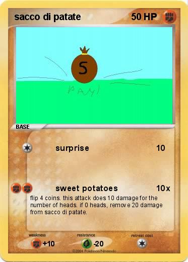 Pokemon sacco di patate