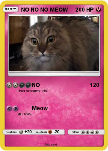 Pokemon NO NO NO MEOW