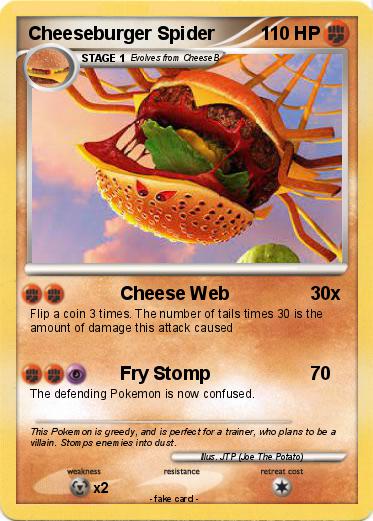 Pokemon Cheeseburger Spider