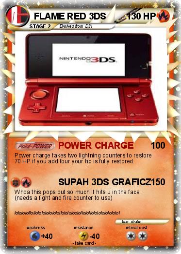 Pokemon FLAME RED 3DS