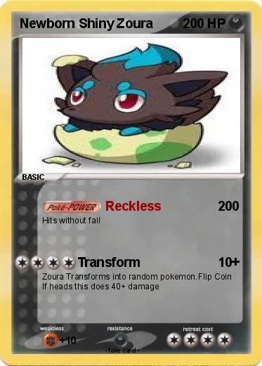 Pokemon Newborn Shiny Zoura