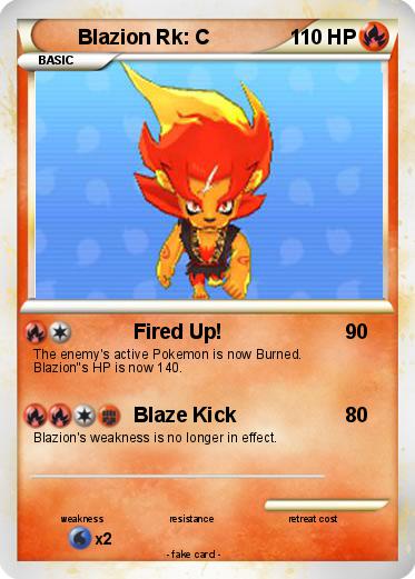 Pokemon Blazion Rk: C
