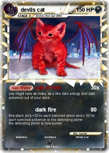 Pokemon devils cat