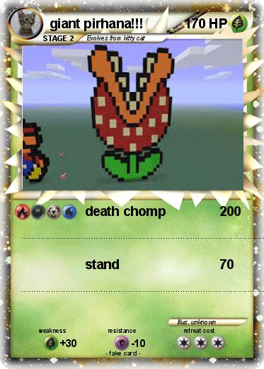 Pokemon giant pirhana!!!