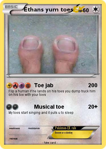 Pokemon Ethans yum toes