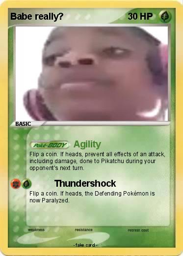 Pokemon Babe really?