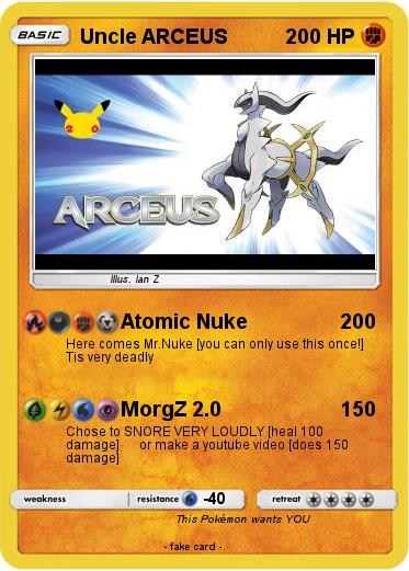 Pokemon Uncle ARCEUS