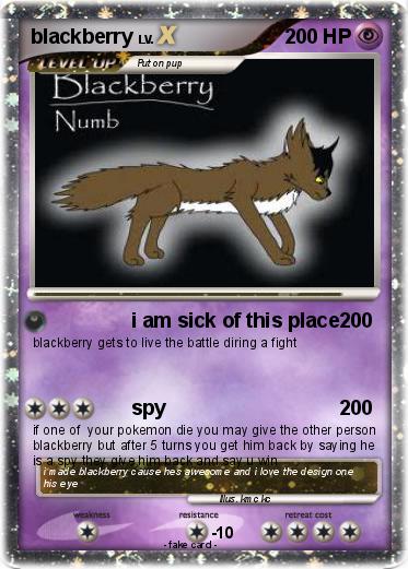 Pokemon blackberry