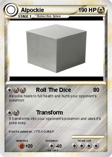 Pokemon Alpockie