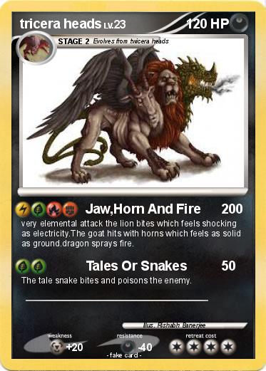 Pokemon tricera heads