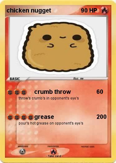 Pokemon chicken nugget