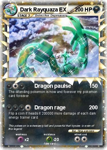 Pokemon Dark Rayquaza EX