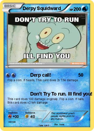 Pokemon Derpy Squidward