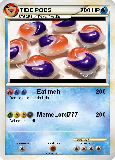 Pokemon TIDE PODS