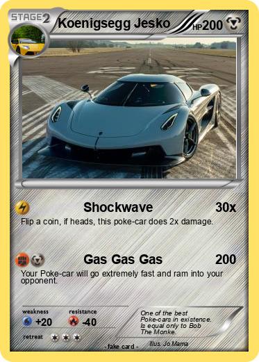 Pokemon Koenigsegg Jesko