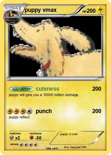 Pokemon puppy vmax
