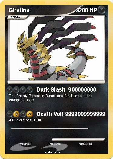 Pokemon Giratina                              9