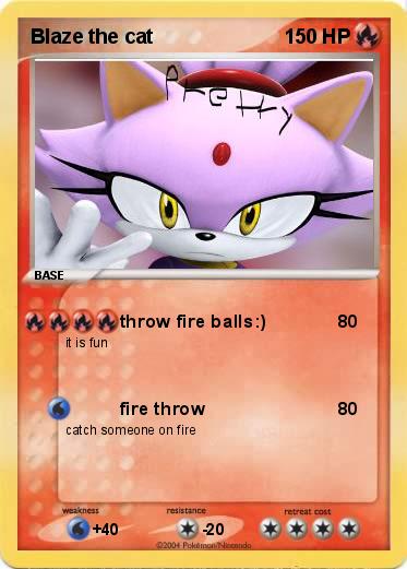 Pokemon Blaze the cat