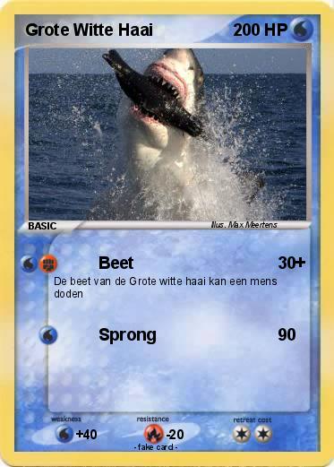 Pokemon Grote Witte Haai