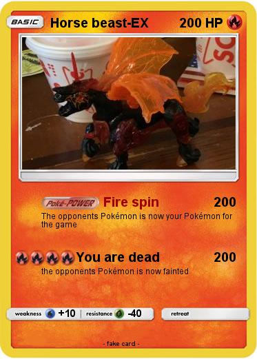 Pokemon Horse beast-EX