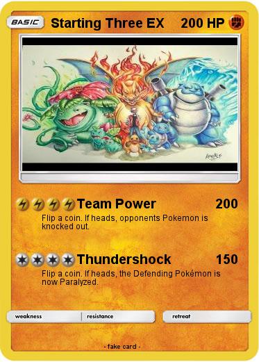 Pokemon Starting Three EX