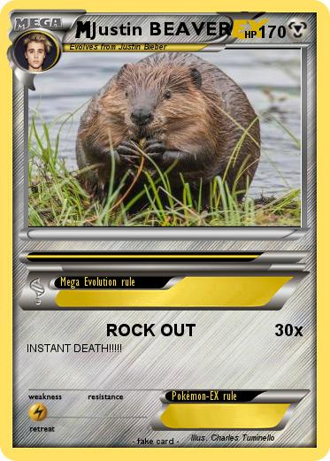 Pokemon Justin BEAVER