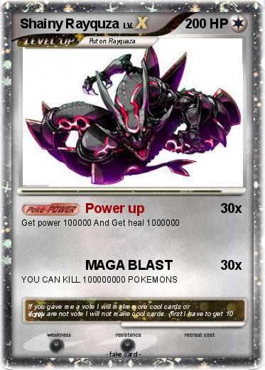 Pokemon Shainy Rayquza