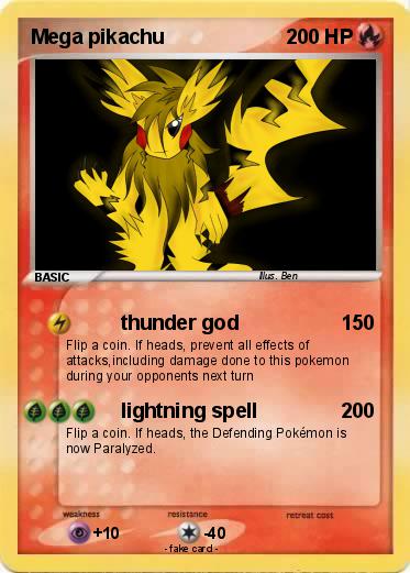Pokemon Mega pikachu