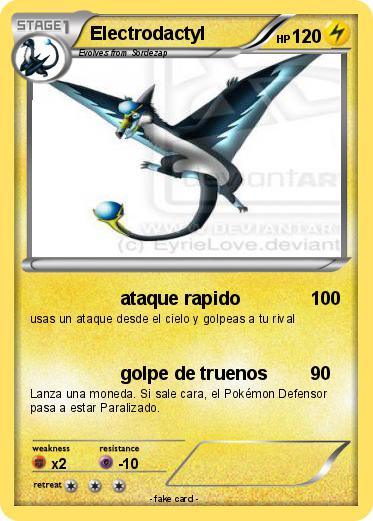 Pokemon Electrodactyl