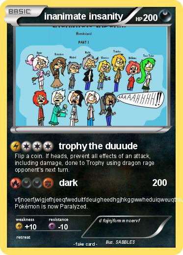 Pokemon inanimate insanity