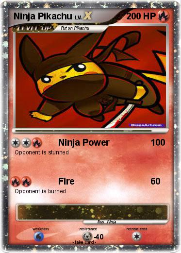Pokemon Ninja Pikachu